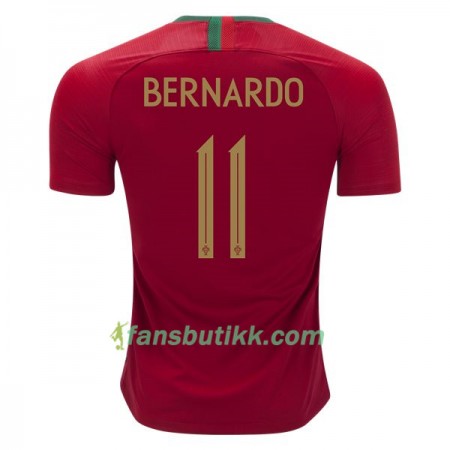 Fotball-VM 2018 Portugal drakt Bernardo 11 Hjemmetrøye